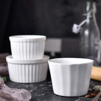 Ceramic bowl Souffle pudding dessert baking bowl  MU0059-1-2