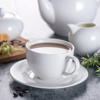 Creative white ceramic dish and plate set home 2870