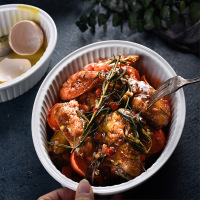 Dessert baking tray Creative Oval ceramic tray MM2404