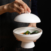 Fish glue bowl soup set with covered bowl 20220527