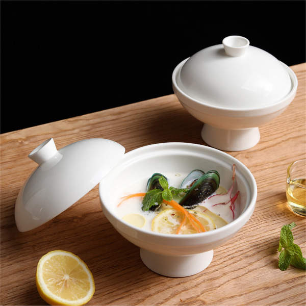 Fish glue bowl soup set with covered bowl 20220527