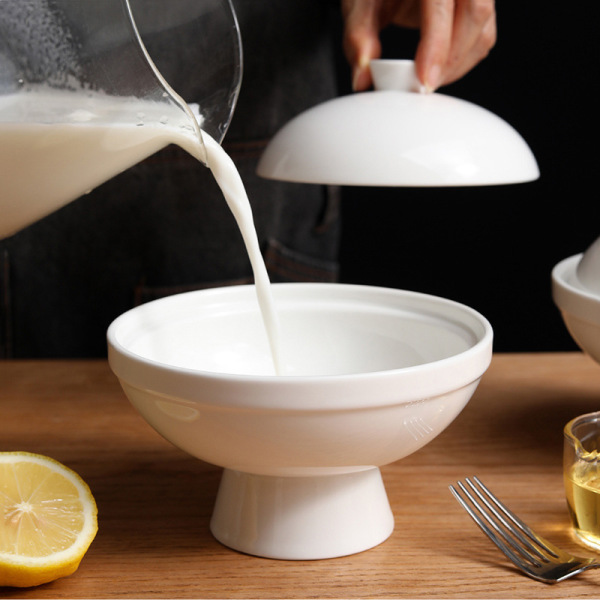 Fish glue bowl soup set with covered bowl 20220527