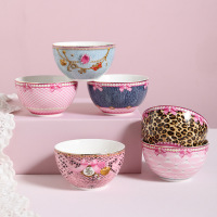 Light luxury fine tableware household rice bowl 20230608