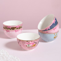 Light luxury fine tableware household rice bowl 20230608
