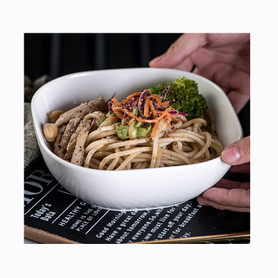 Simple rice bowl salad bowl MU0048-1