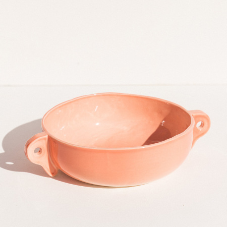 Ceramic binaural bowl household 20221105