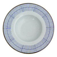 Ceramic stembowl hand-painted line 20221031