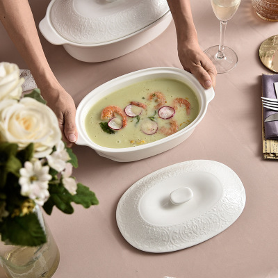 Simple ceramic bowl for home BA3605