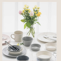 Double ear ceramic large soup bowl 2020